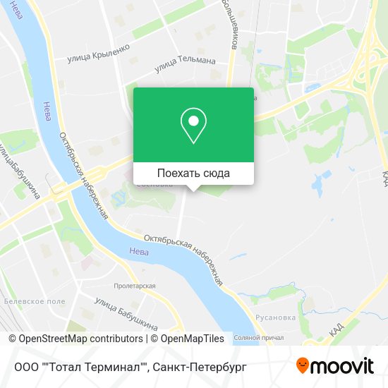 Карта ООО ""Тотал Терминал""