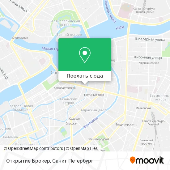 Карта Открытие Брокер