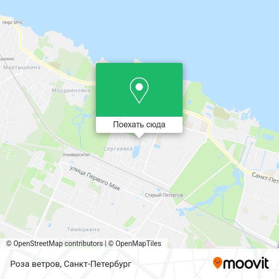 Карта Роза ветров
