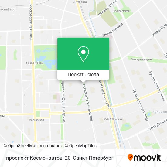Карта проспект Космонавтов, 20