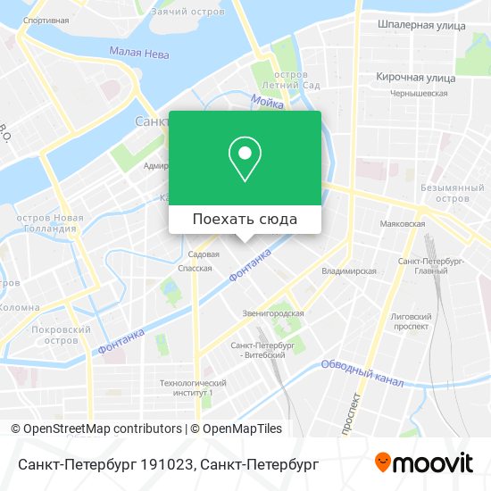 Карта Санкт-Петербург 191023