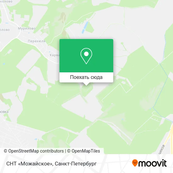 Карта СНТ «Можайское»