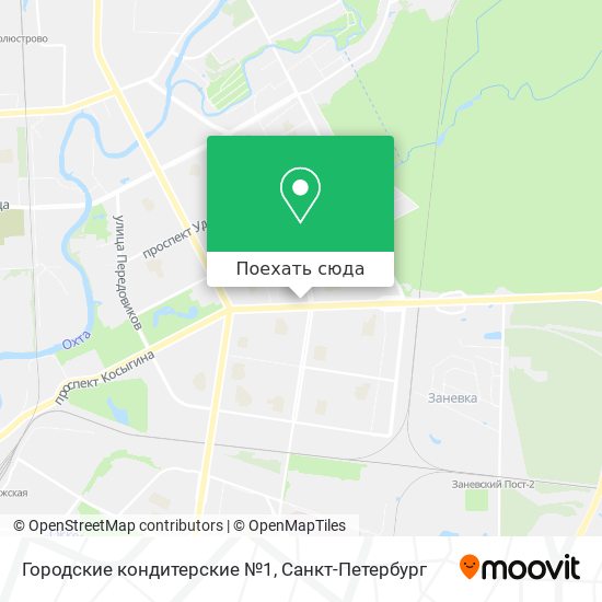 Карта Городские кондитерские №1