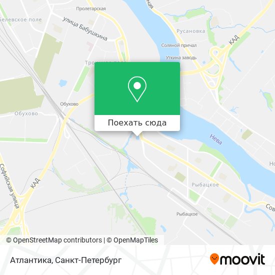 Карта Атлантика