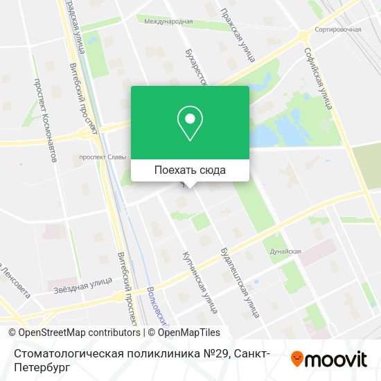 Карта Стоматологическая поликлиника №29