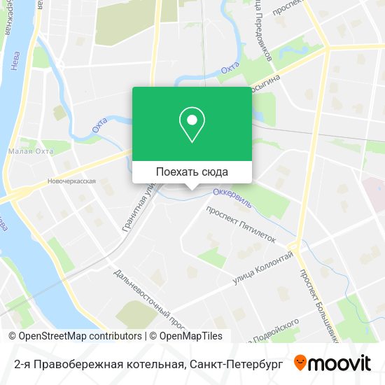 Карта 2-я Правобережная котельная