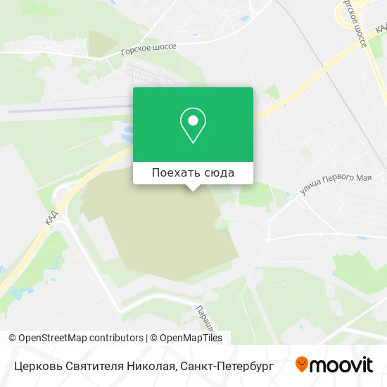 Карта Церковь Святителя Николая