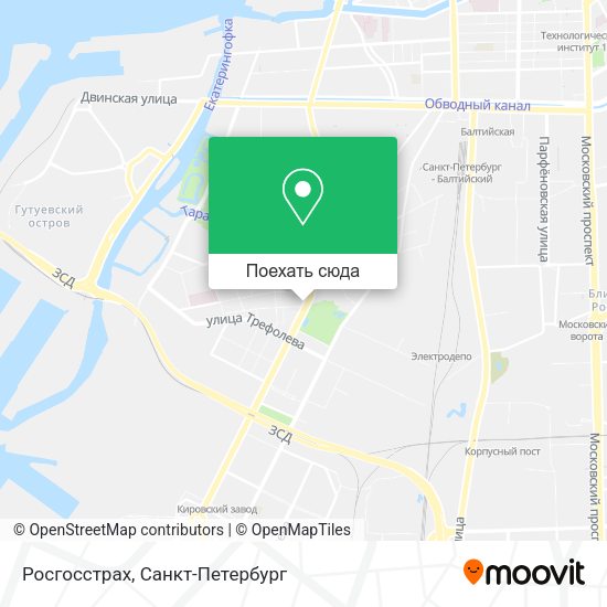 Карта Росгосстрах