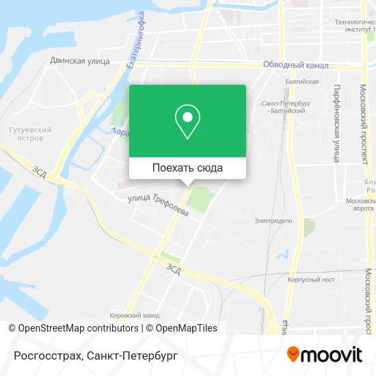 Карта Росгосстрах