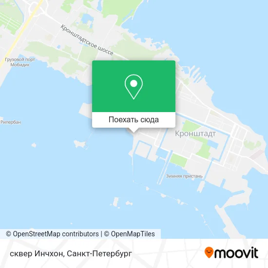 Карта сквер Инчхон