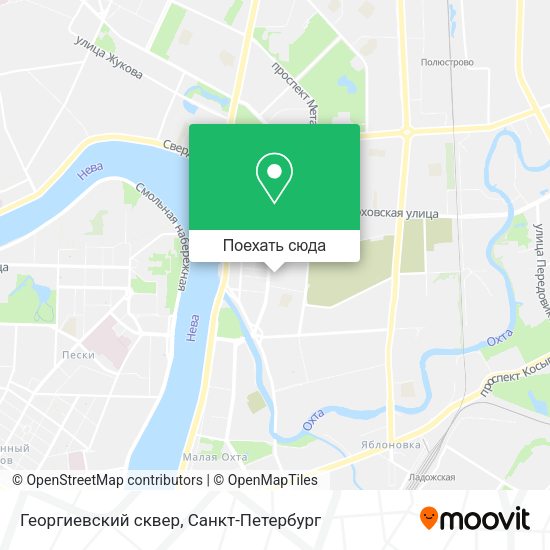 Карта Георгиевский сквер