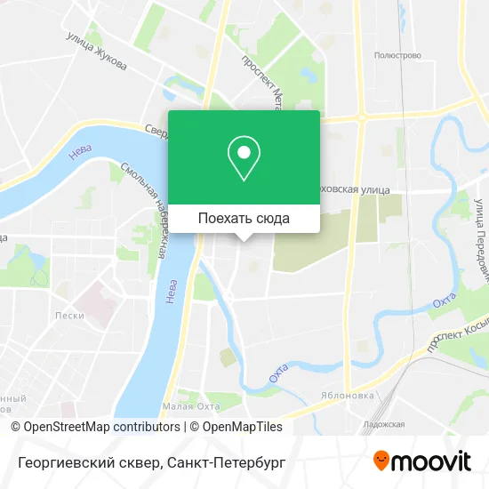 Карта Георгиевский сквер
