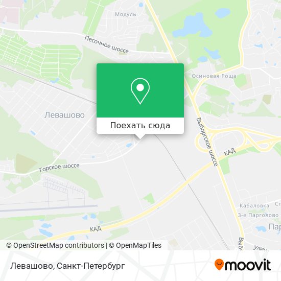 Карта Левашово
