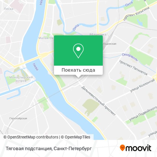 Карта Тяговая подстанция