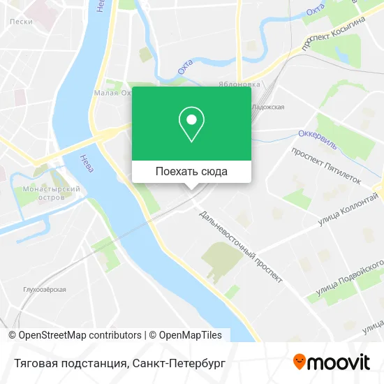 Карта Тяговая подстанция