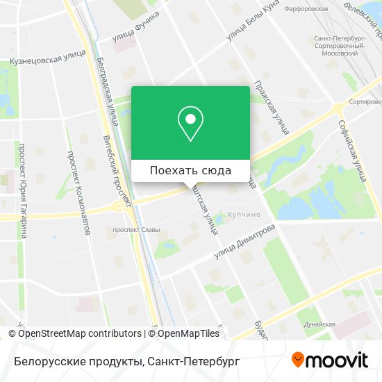 Карта Белорусские продукты