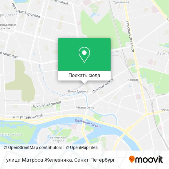 Карта улица Матроса Железняка