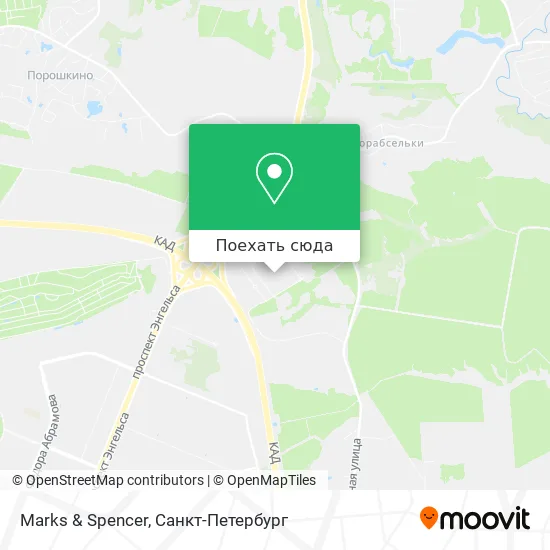 Карта Marks & Spencer