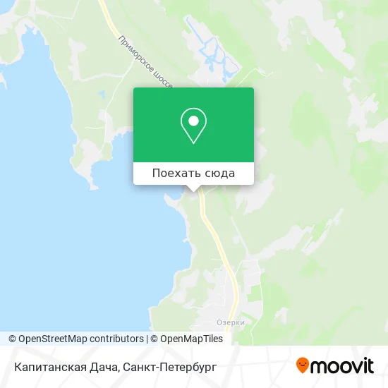 Карта Капитанская Дача