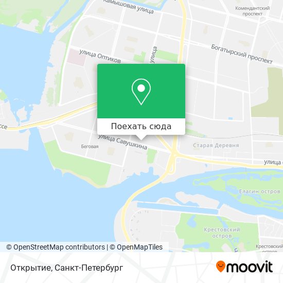 Карта Открытие