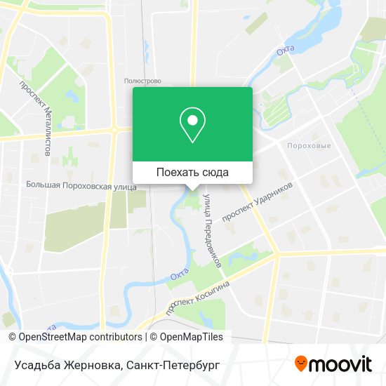 Карта Усадьба Жерновка