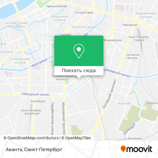 Карта Аванта