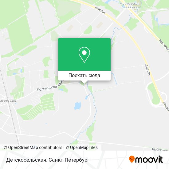Карта Детскосельская