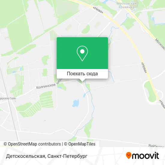 Карта Детскосельская