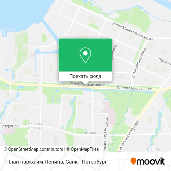 Карта План парка им.Ленина