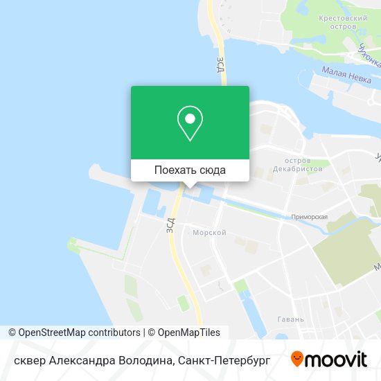 Карта сквер Александра Володина