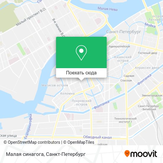 Карта Малая синагога