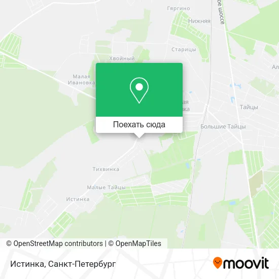 Карта Истинка