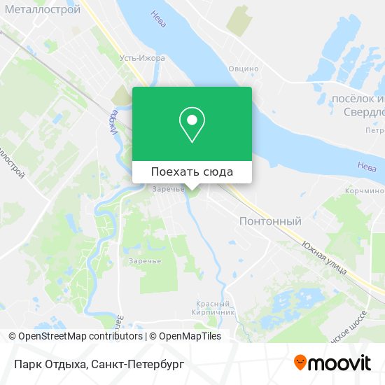 Карта Парк Отдыха