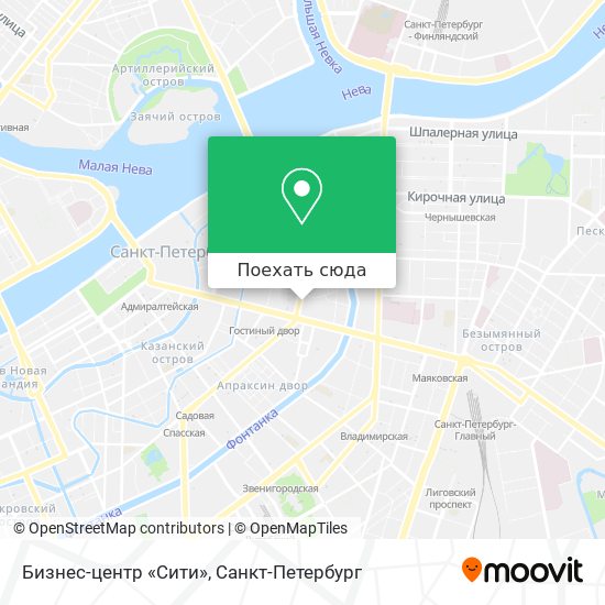 Карта Бизнес-центр «Сити»