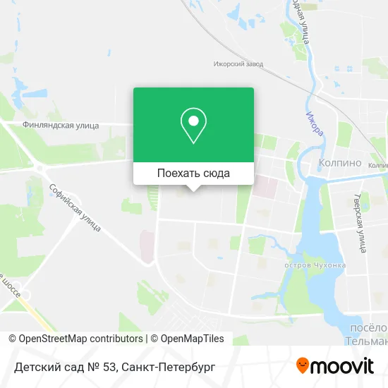 Карта Детский сад № 53