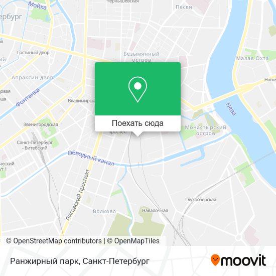 Карта Ранжирный парк