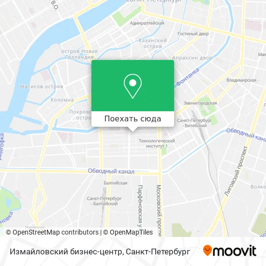 Карта Измайловский бизнес-центр