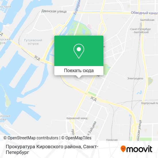 Карта Прокуратура Кировского района