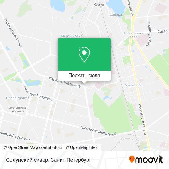 Карта Солунский сквер