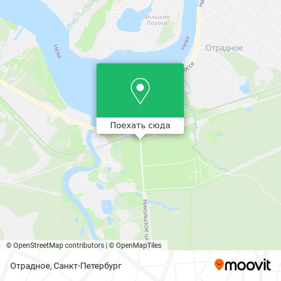 Карта Отрадное