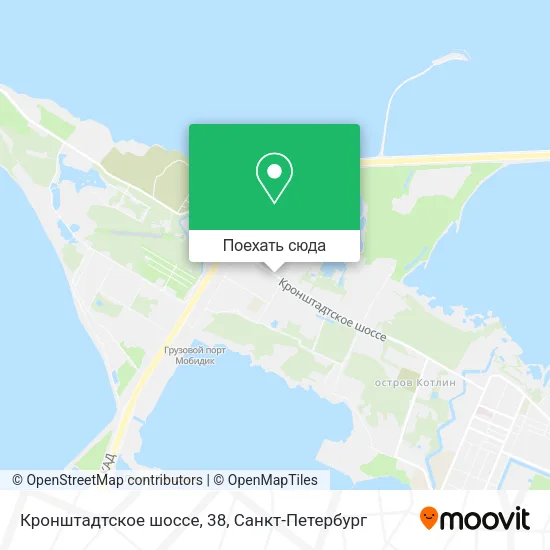 Карта Кронштадтское шоссе, 38