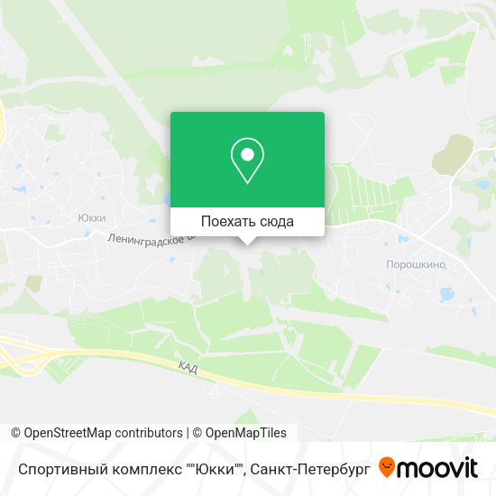 Карта Спортивный комплекс ""Юкки""