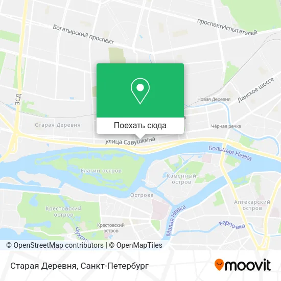 Карта Старая Деревня