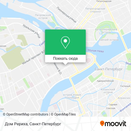 Карта Дом Рериха