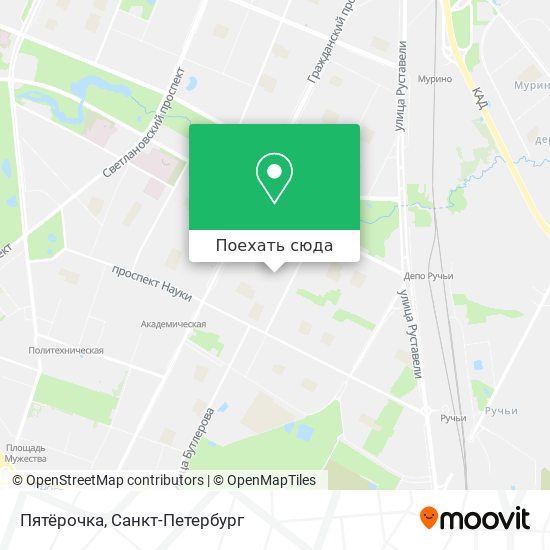 Карта Пятёрочка