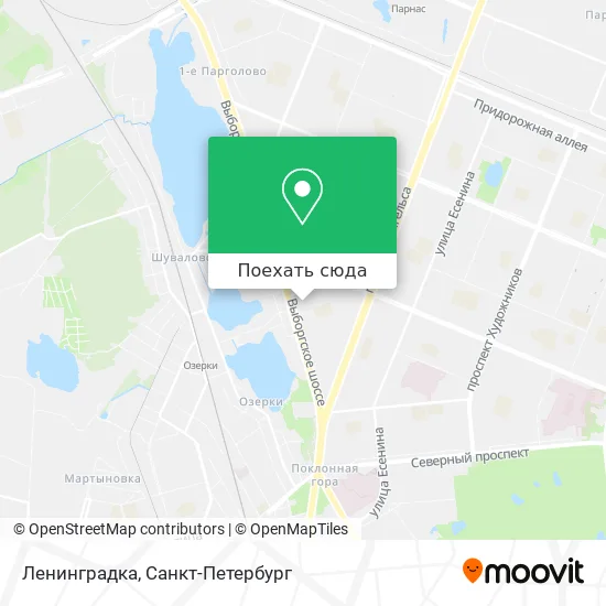 Карта Ленинградка