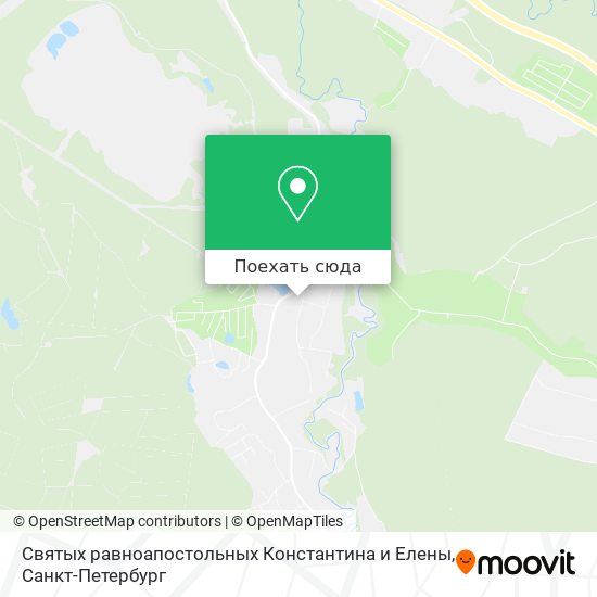 Карта Cвятых равноапостольных Константина и Елены