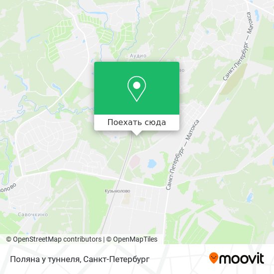 Карта Поляна у туннеля