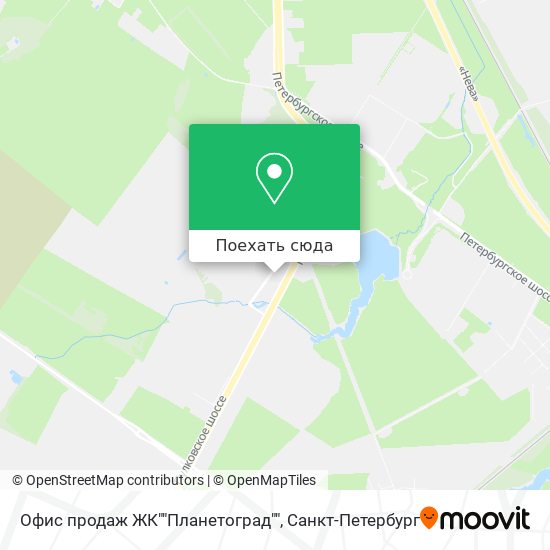 Карта Офис продаж ЖК""Планетоград""
