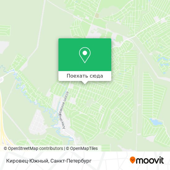 Карта Кировец-Южный